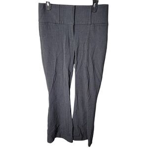 Memoir Womens Size 9 Gray Solid Flared Dress Pants